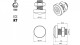 Дневные ходовые светодиодные огни MTF Light PLR25I, точечные с врезным способом крепления